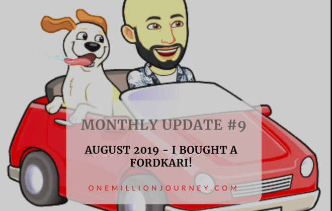 monthly update august 2019 onemillion journey