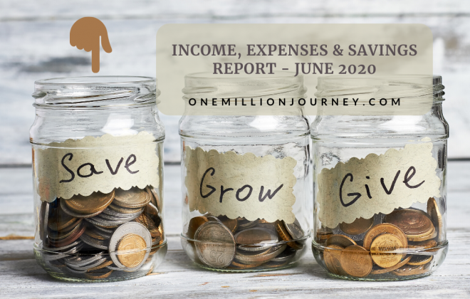 income expenses savings report june 2020